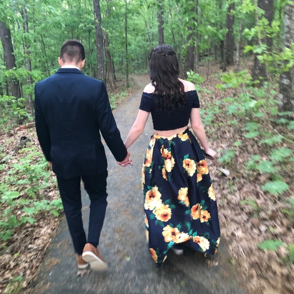 2 piece prom dress - Picture 3 of 4